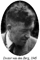 Photograph of Dr. van den Berg, 1945
