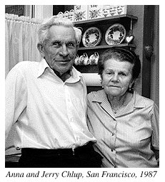 photograph of Anna and Jerry Chlup, San Francisco, California, 1987