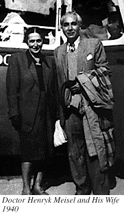 Photograph of Henryk Meisel and his Wife, 1940