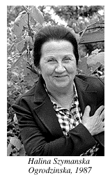 Photograph of Halina Ogrodzinska, 1987
