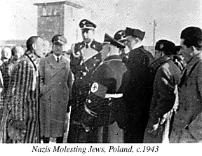 Photograph of Nazis Molesting Jews, Poland, c.1943
