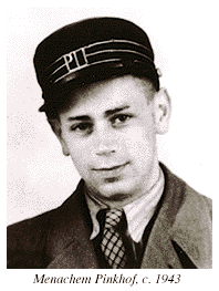 Photograph of Menachem Pinkhof, c. 1943