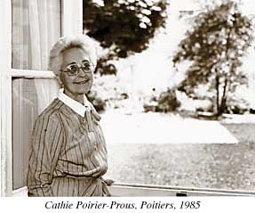 Photograph of Cathie Poirier-Prous, Poitiers, 1985