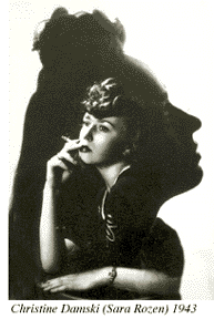 Photograph of Christine Damski (Sara Rozen) 1943