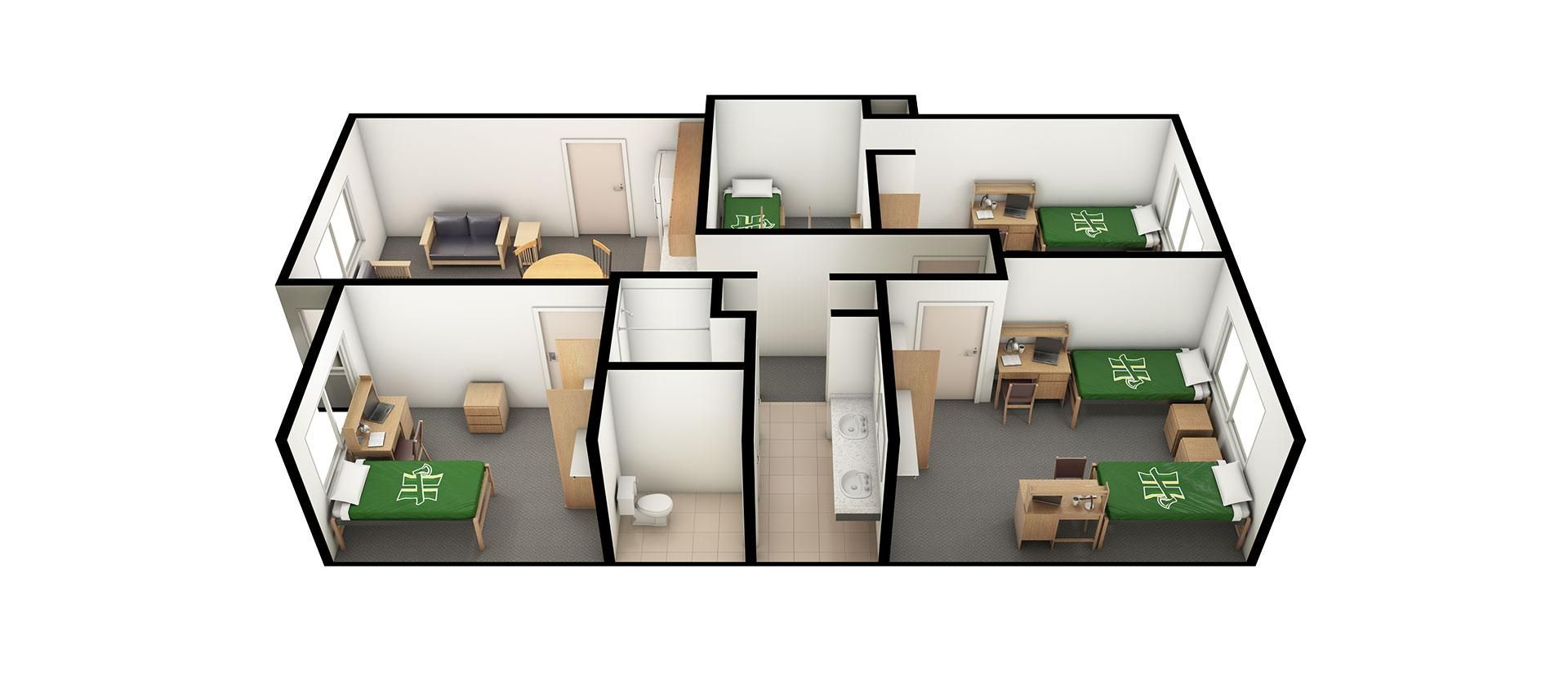 Creekview Suite Floor Plan