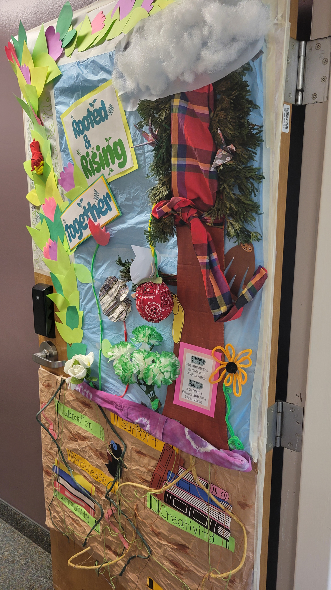 Library Door Decorating Contest entry