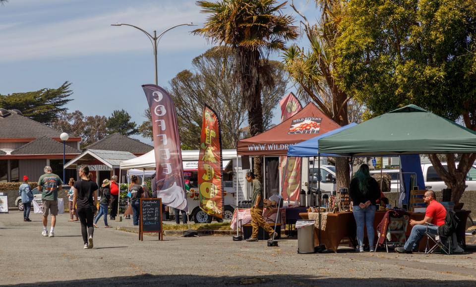 Tents of vendors