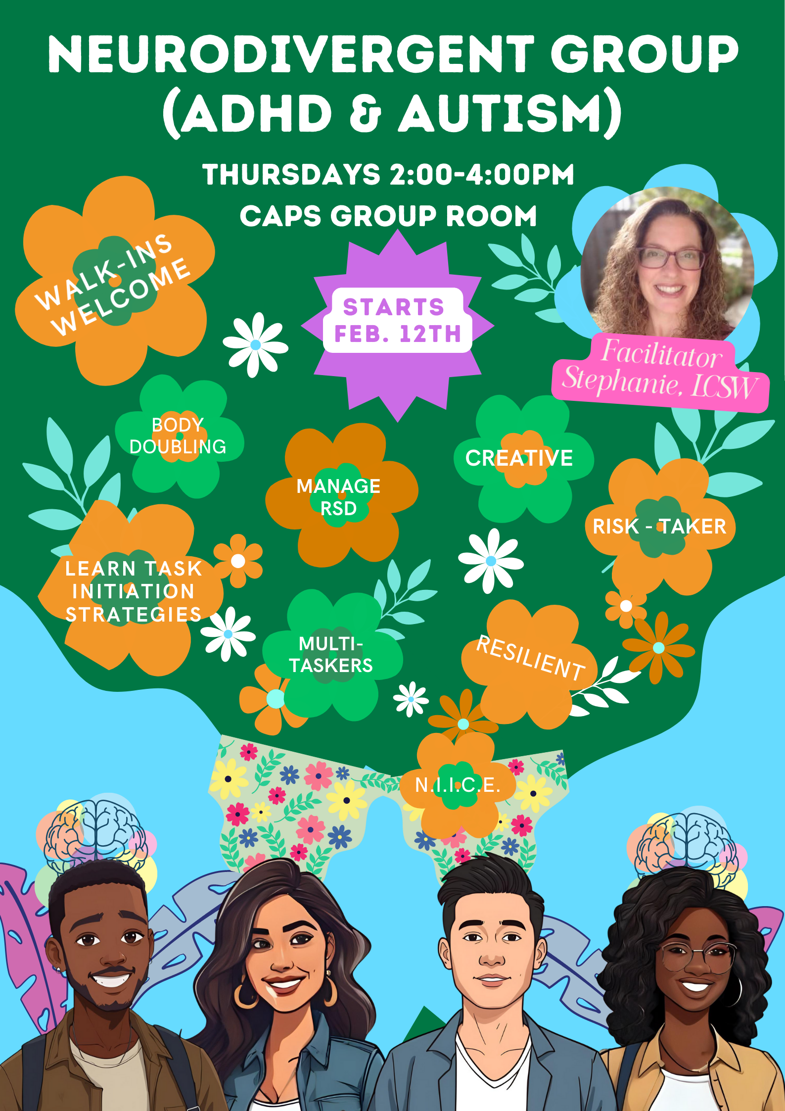 poster for Neurodivergent Group