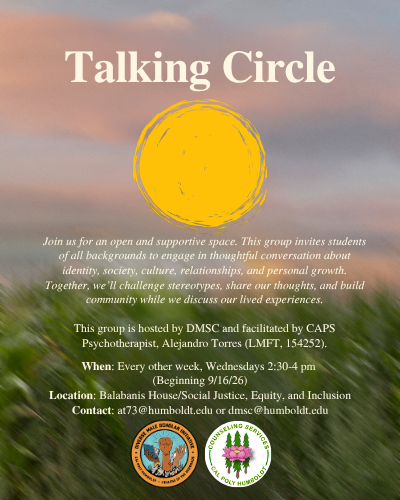 flyer for Talking Circle