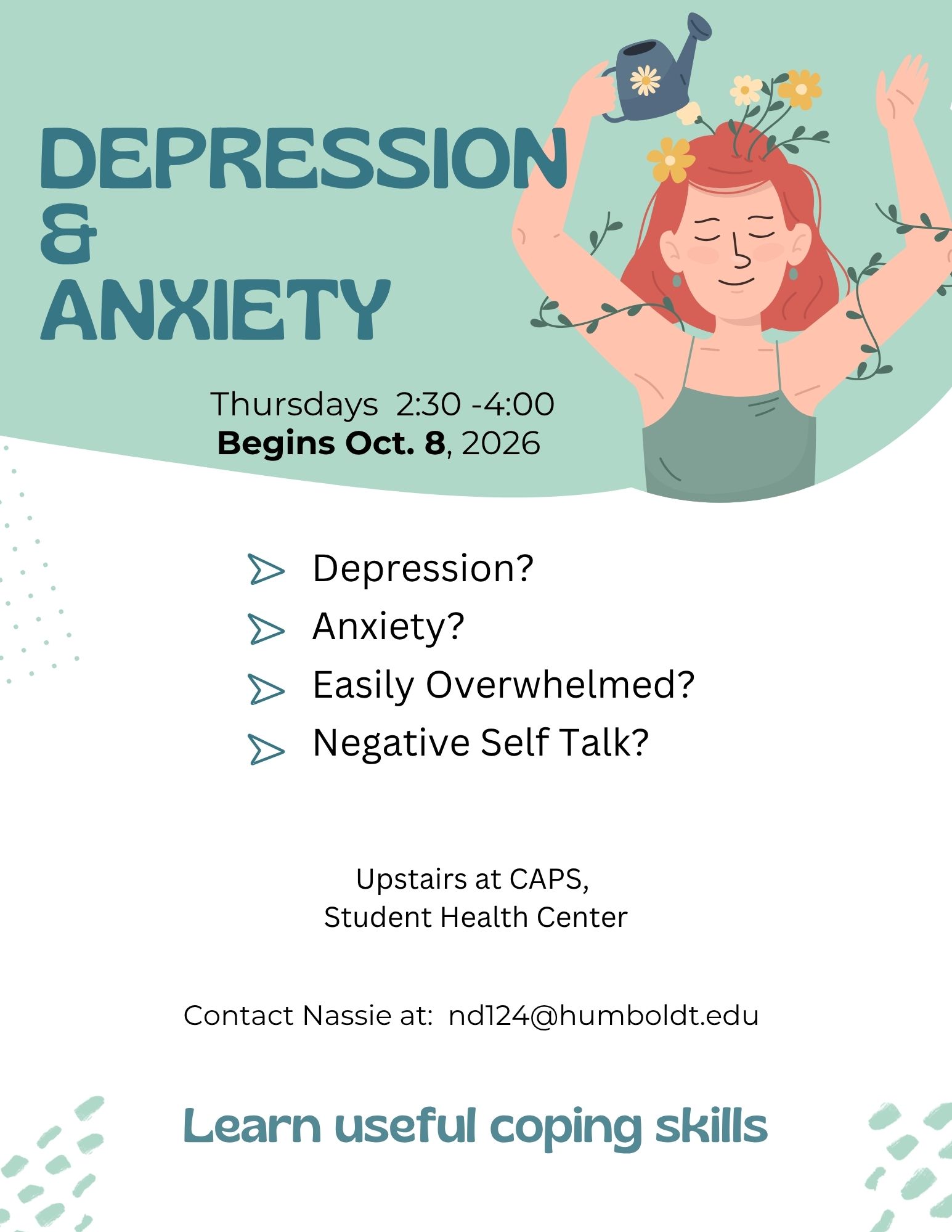 updated flyer Depression and Anxiety F26