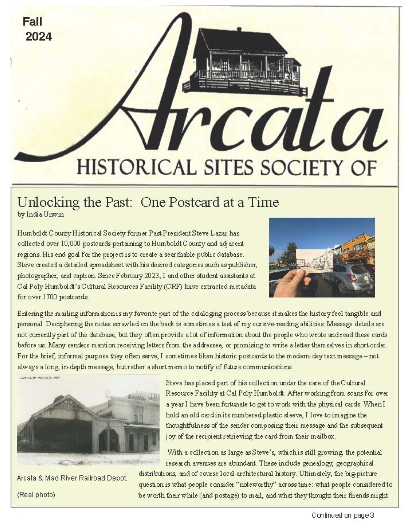 Unlocking the Past: One Postcard at a Time p.1