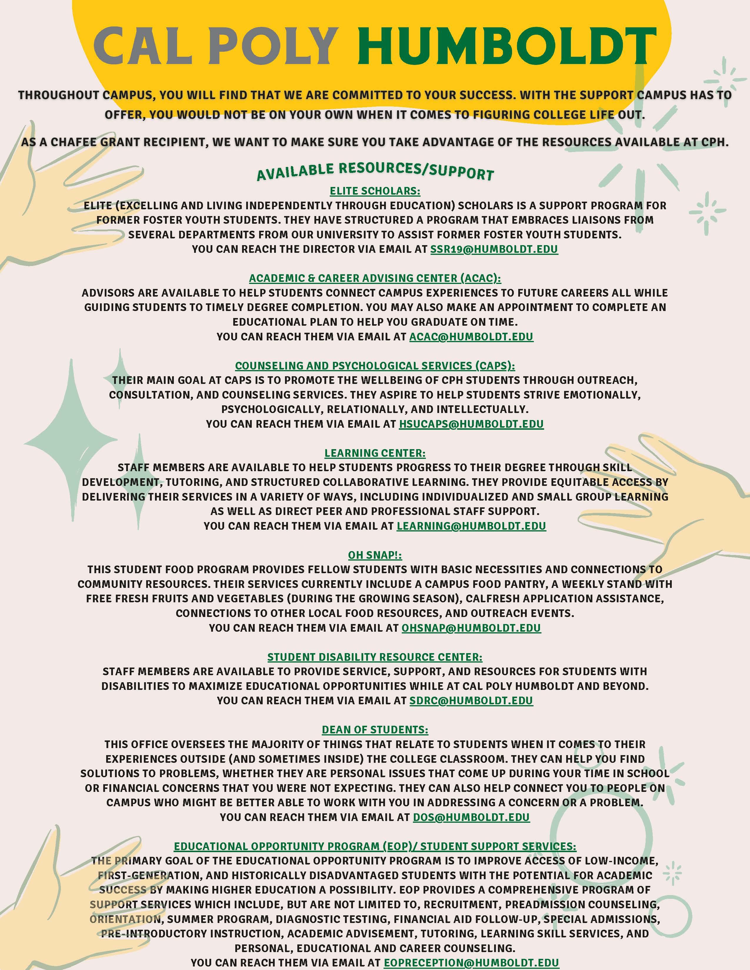 info poster