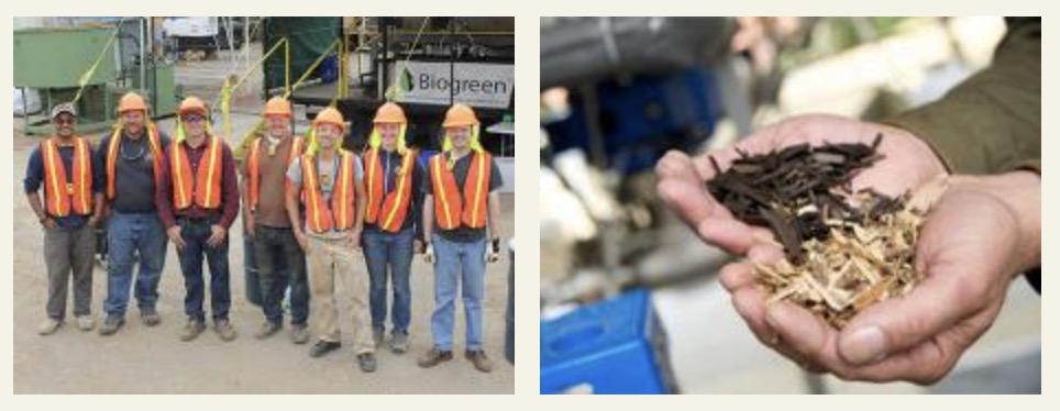 Fueling a fuel cell SUV at the Humboldt Hydrogen Fueling Station and Electric vehicles charging at a Blue Lake Rancheria public charging station