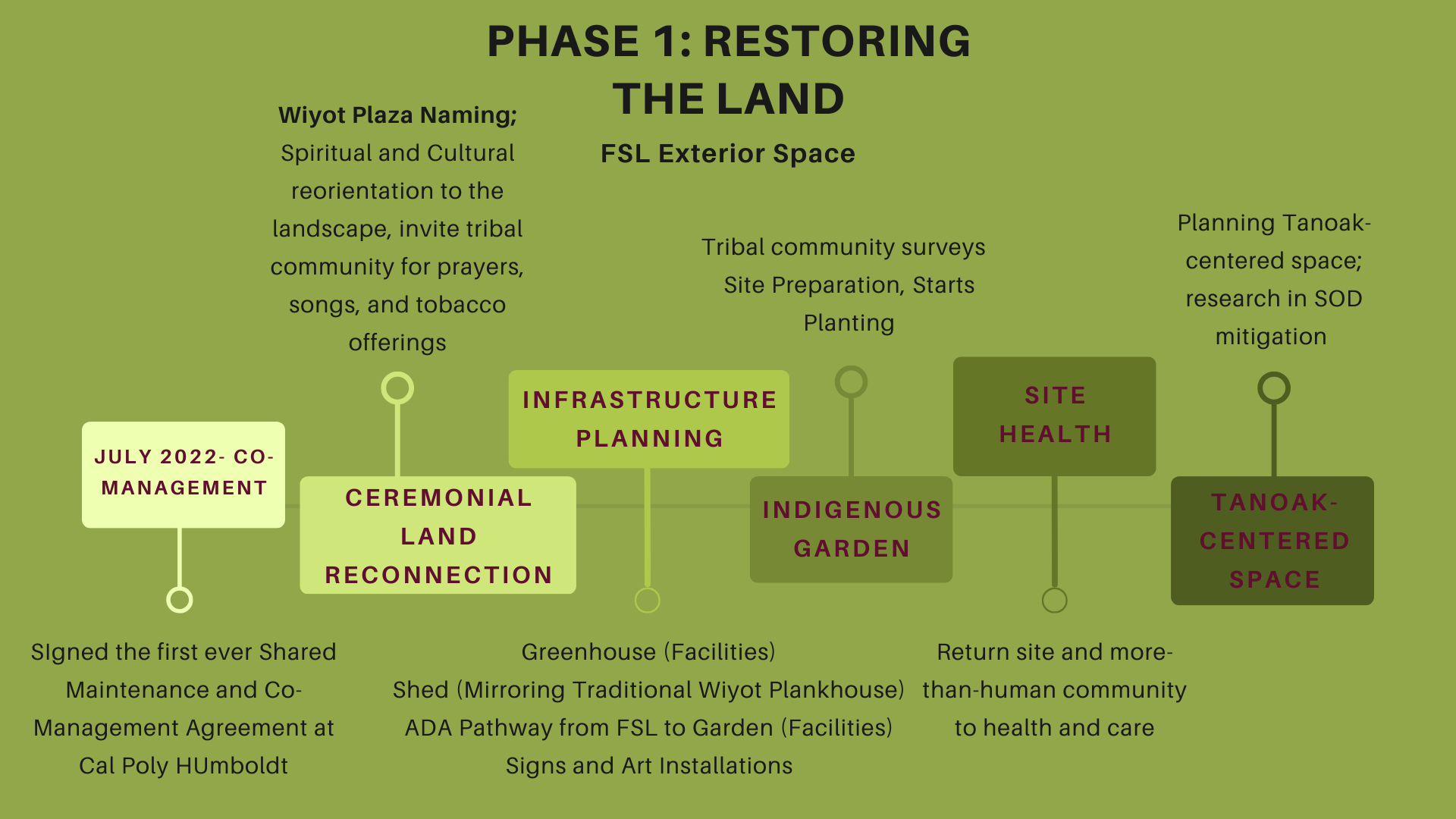 Timeline of Phase 1 (Information on image details will be below).