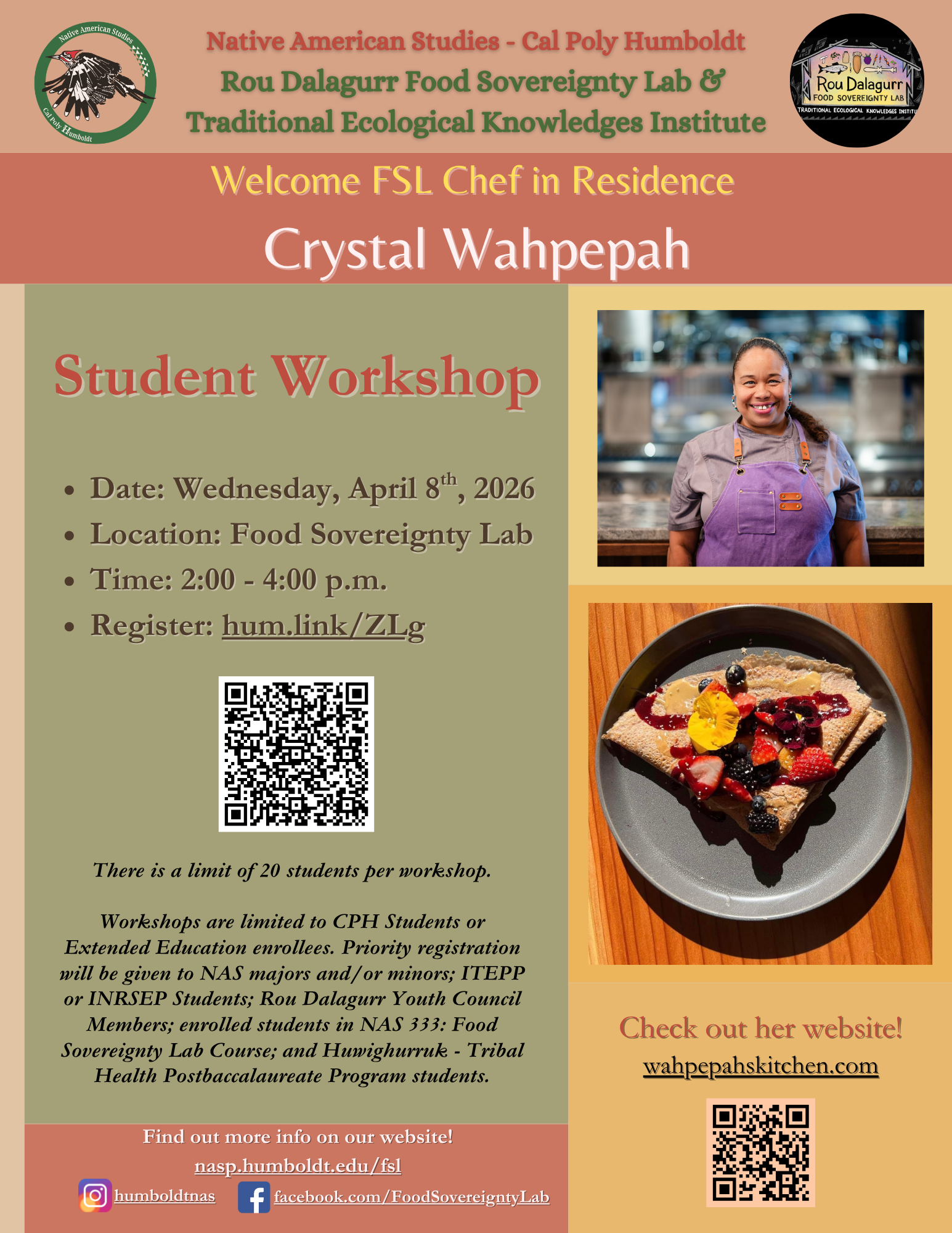 Flyer about Crystal's Workshop 1