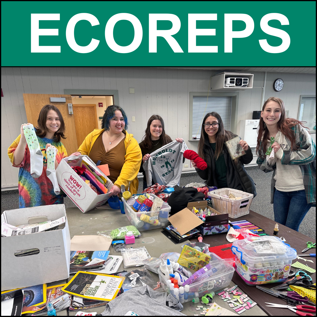 Photo of EcoReps cohort tabling at a DIY craft event