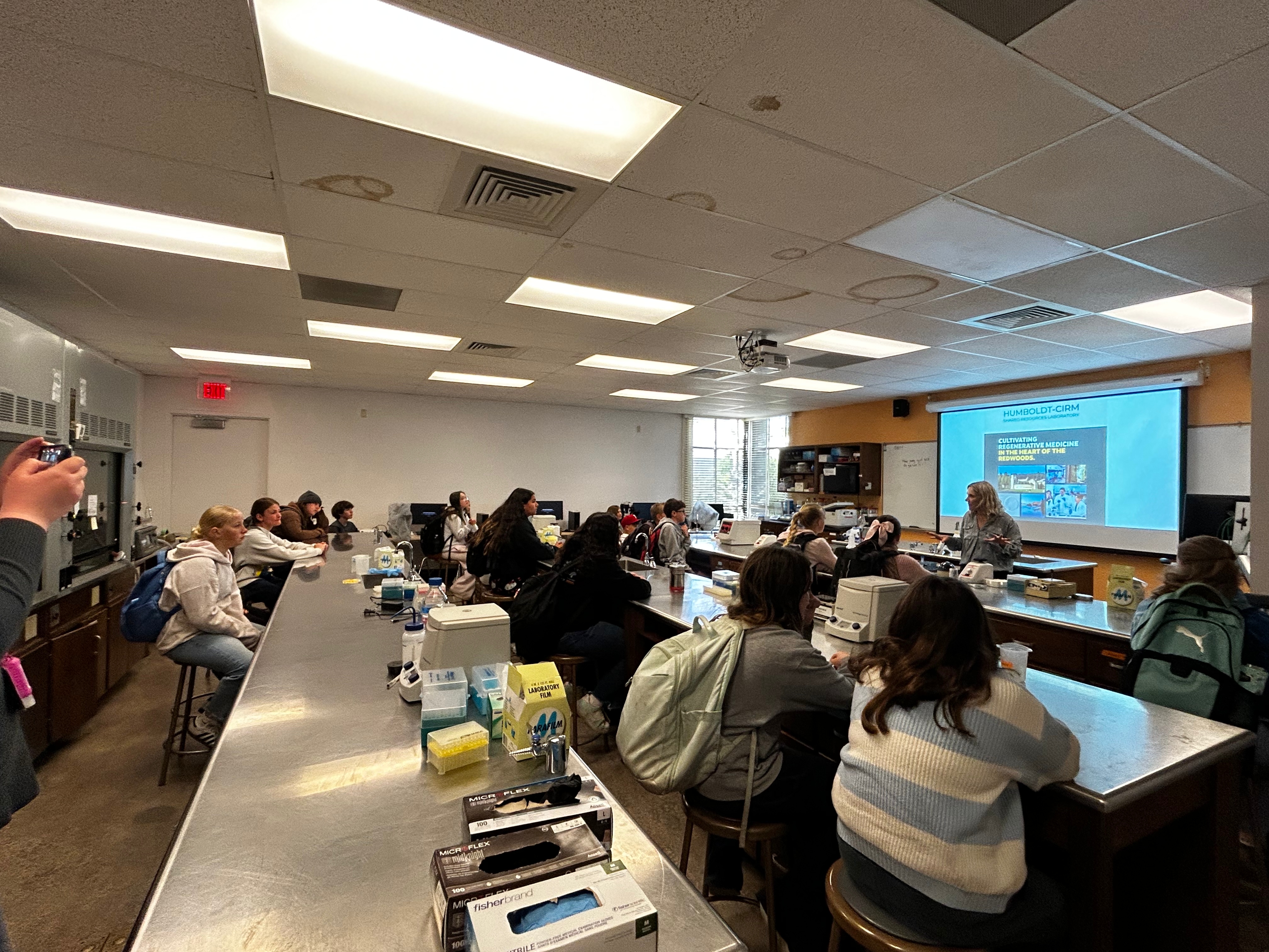 k-12 Humboldt-CIRM school visit