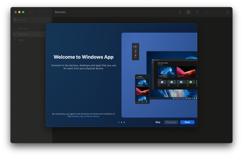 welcome to windows screen