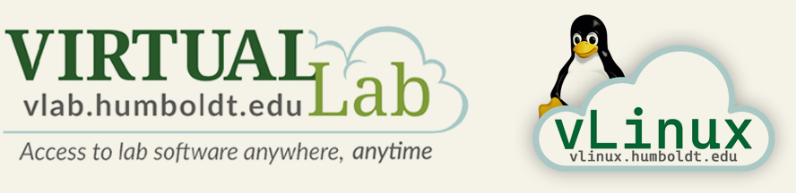 virtual lab and vLinux logo