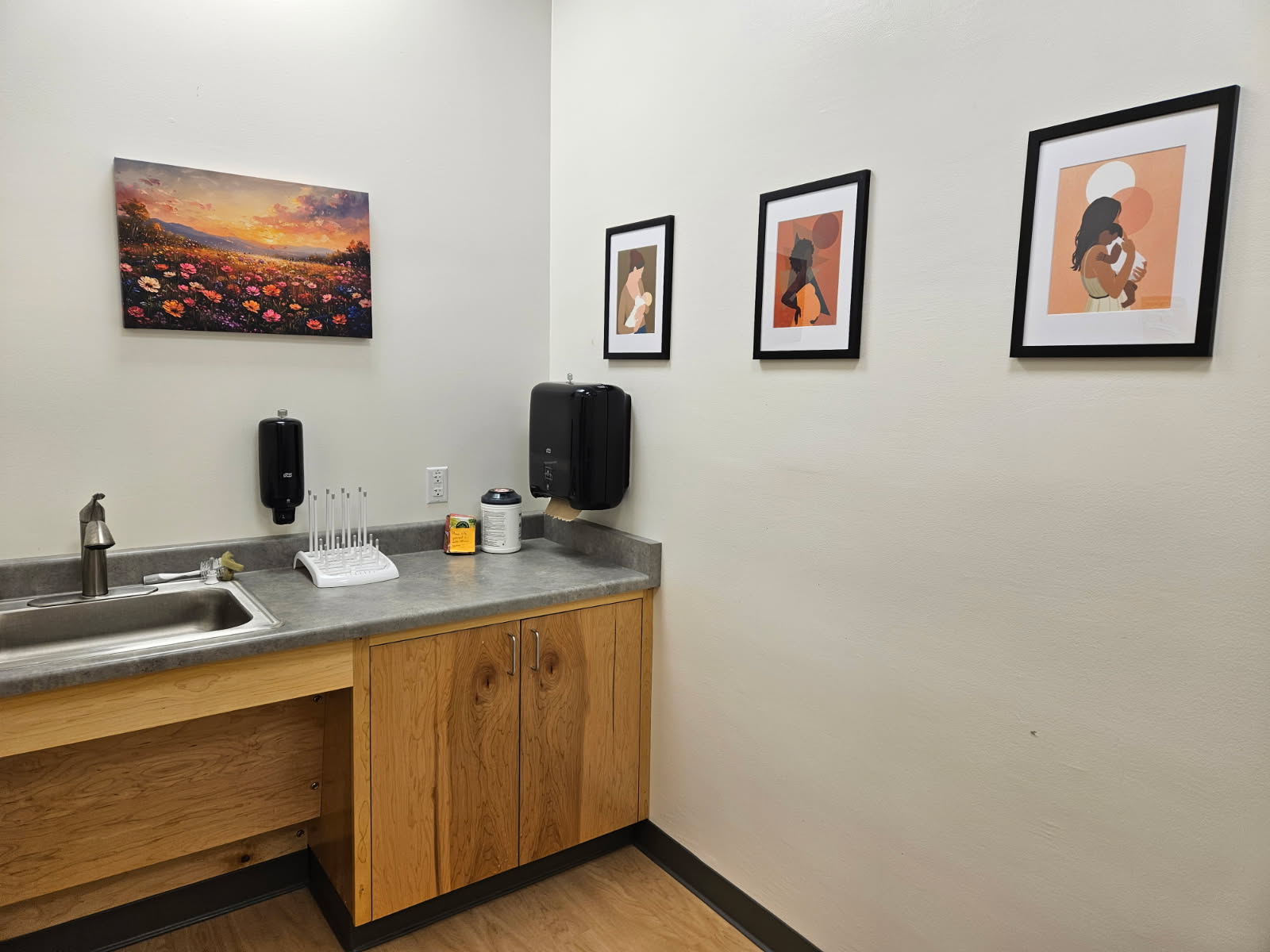 image of sink area in Lactation Room