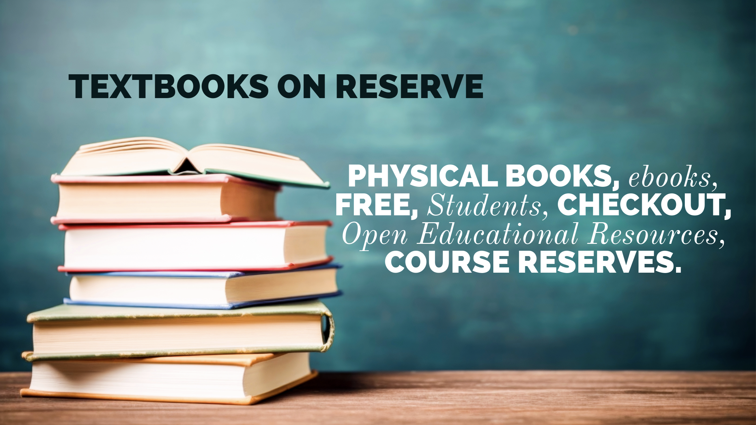 textbooks on reserve graphic