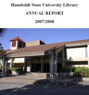 image of 2007-08 Library Annual Report