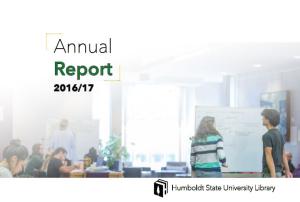 image of 2016-17 Library Annual Report