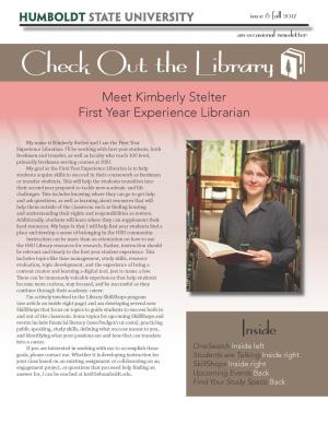 image of Library newsletter fall 2017