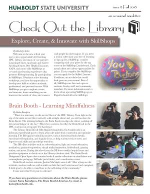 image of Library newsletter fall 2018