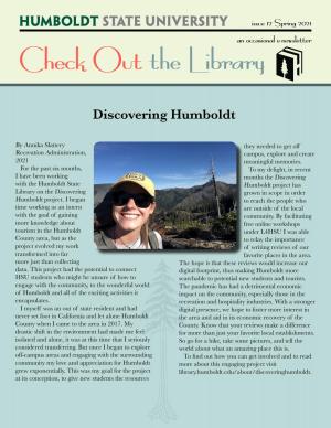 image of Library newsletter Spring 2021