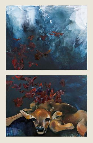 2012 - Rebecca Babb Oh, Deer (Painting )