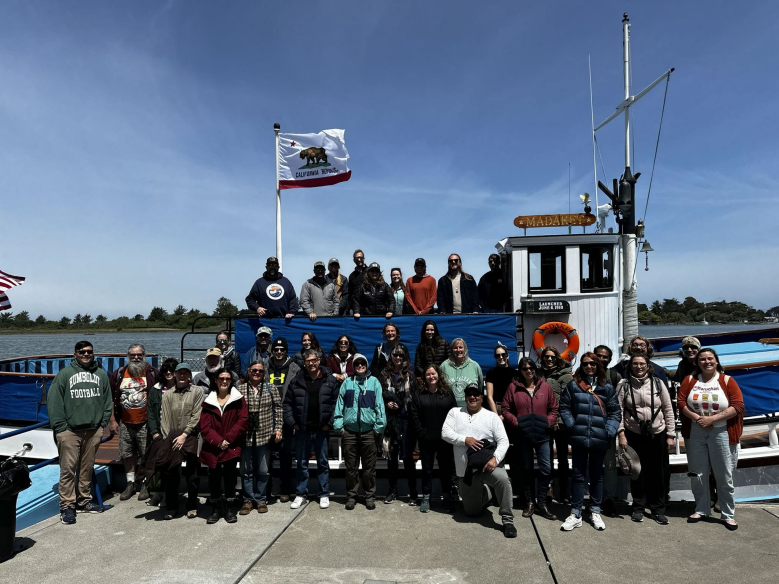 SLRI Members on a Madaket Cruise of Humboldt Bay on May 24, 2024.