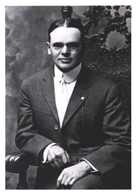 Black and white image of Baker