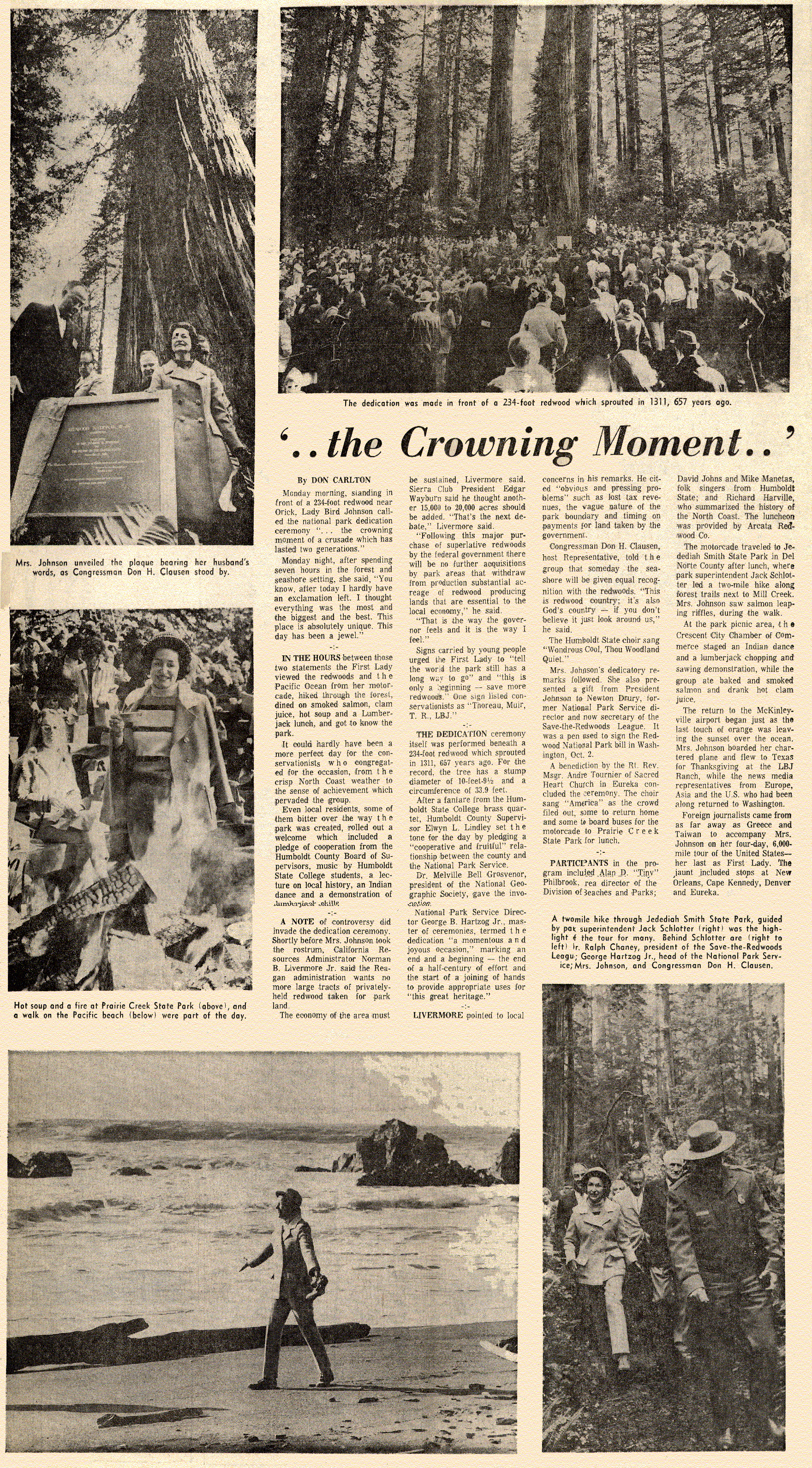 Newspaper article titled Newspaper article titled