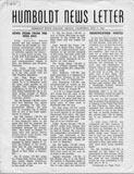 Cover image of the November 6, 1944 Humboldt Newsletter