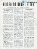 Cover image of the January 29, 1945 Humboldt Newsletter