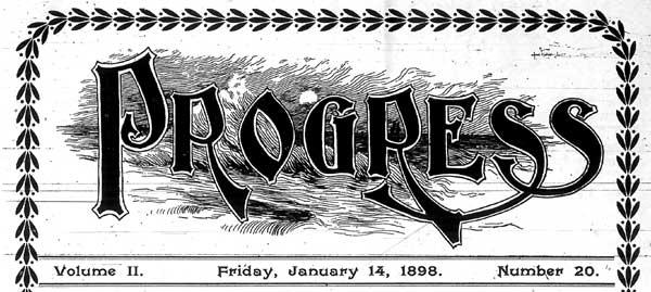 Masthead for the Progress newspaper
