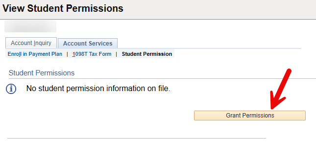 Grant Permission Button