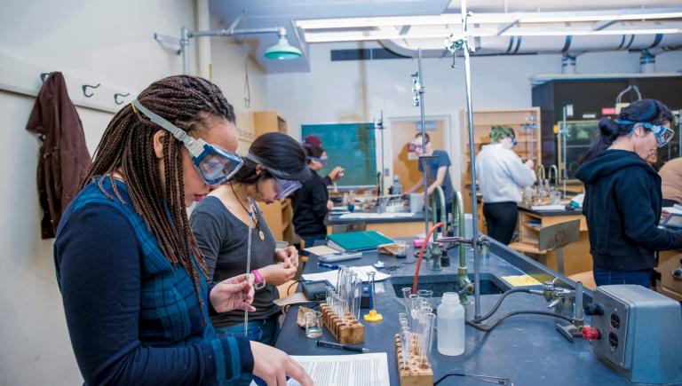 Students in the classroom