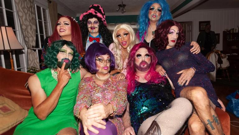 A group of drag queens