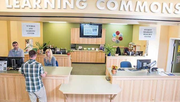Tutoring services at the Learning Center