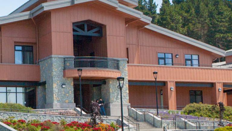 Front of College of the Redwoods building