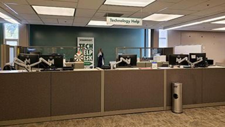 image of technology help desk