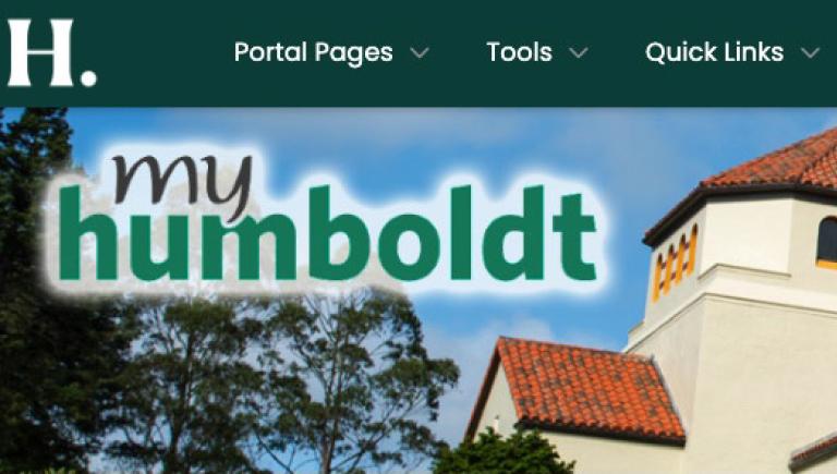 MyHumboldt website screenshot