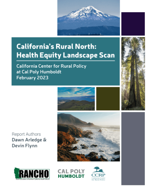 California's Rural North: Health Equity Landscape Scan Report Cover