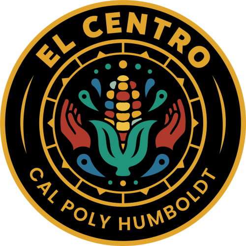 El centro Cal Poly Humboldt badge.