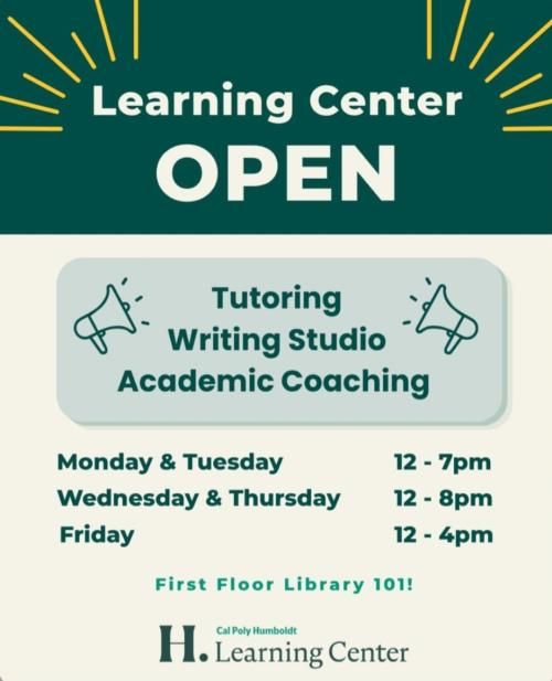 Learning Center Hours