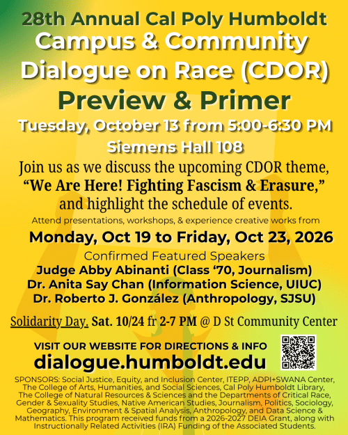Flyer for CDOR Preview Event on October 13