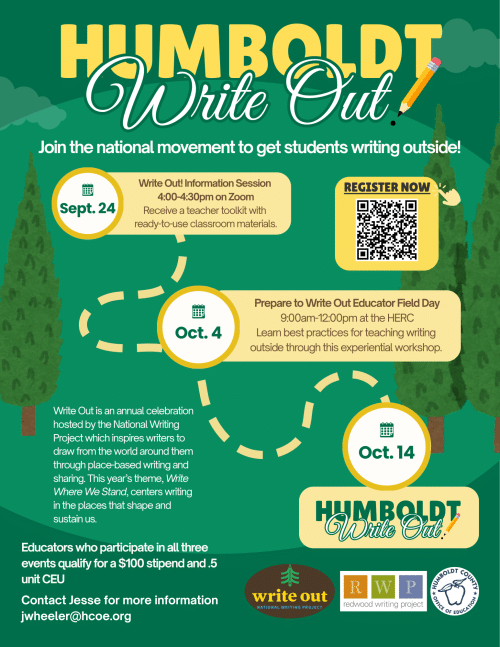 Humboldt Write Out flyer