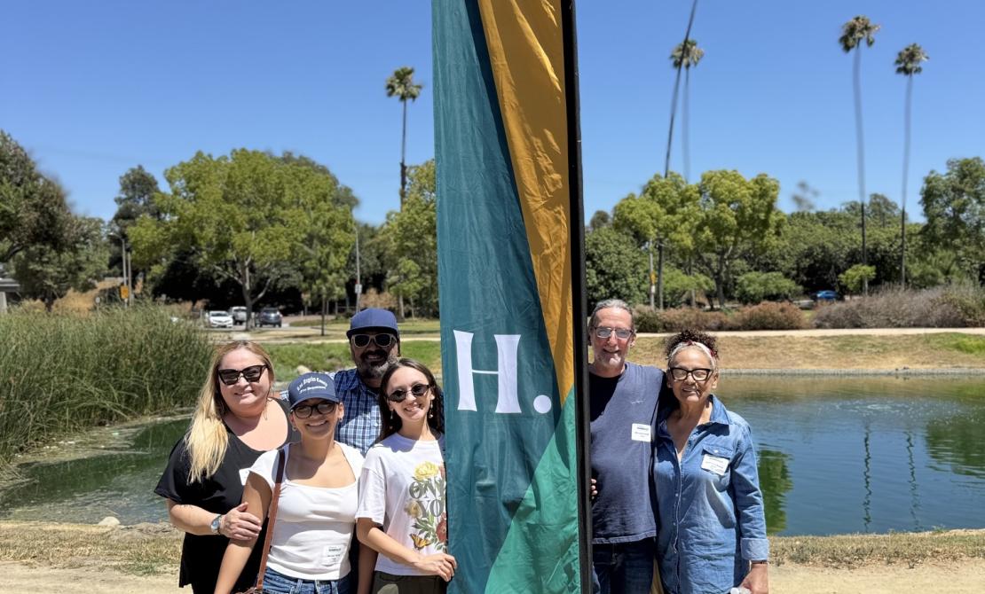A group of parents and new Cal Poly Humboldt students gathered at the 2025 Southern California Student Send-Off Picnic.